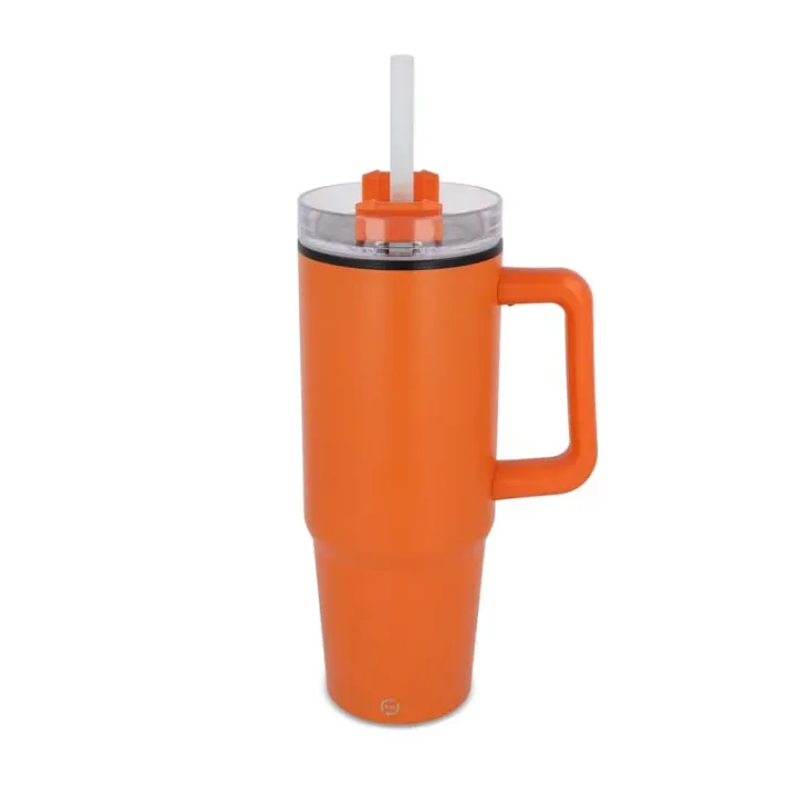 Miami mug with handle and straw 800ml - LT57004 (N0026)